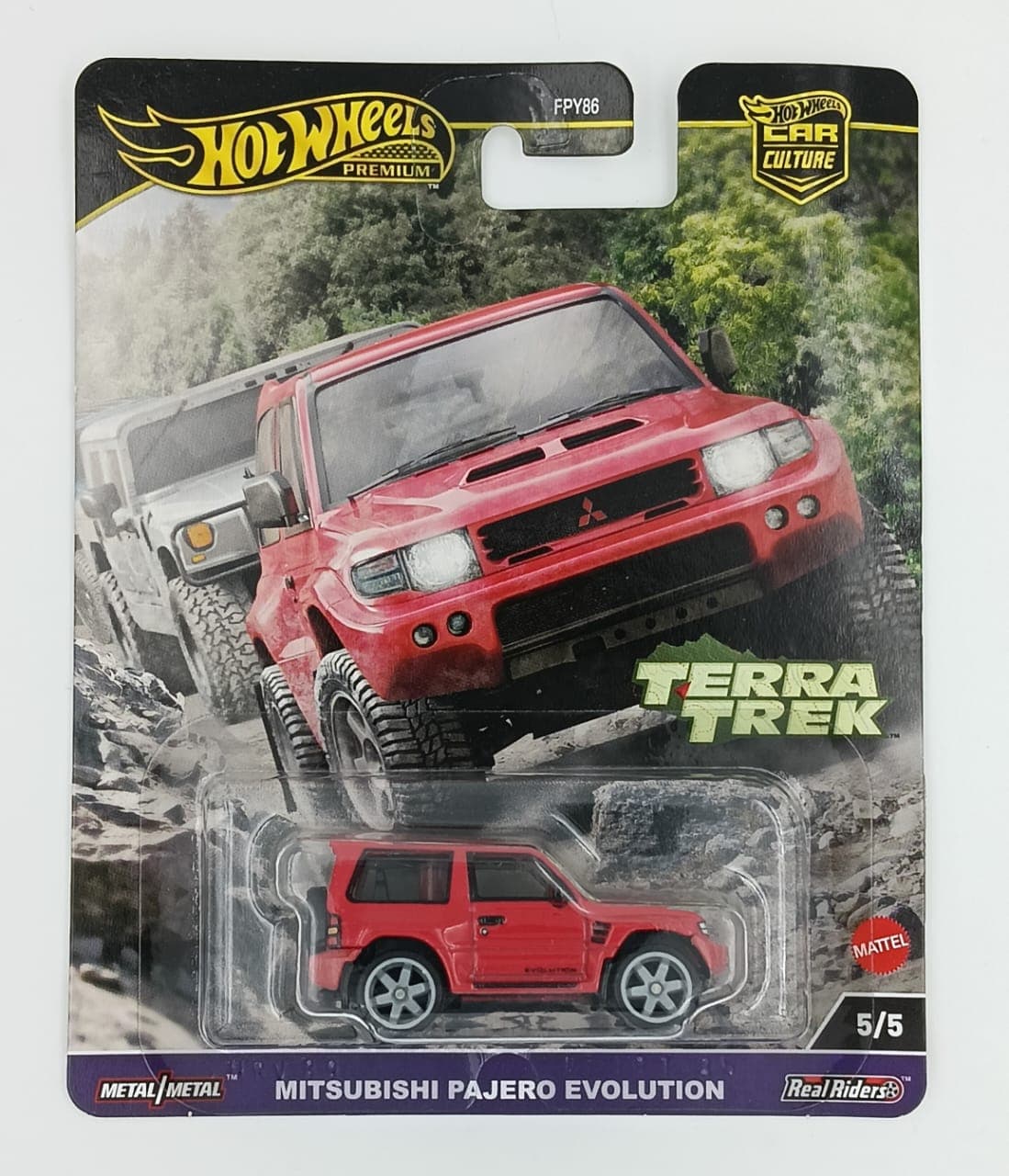 Hot Wheels Premium MITSUBISHI PAJERO EVOLUTION TERRA TREK 1:64 Scale - Image 1