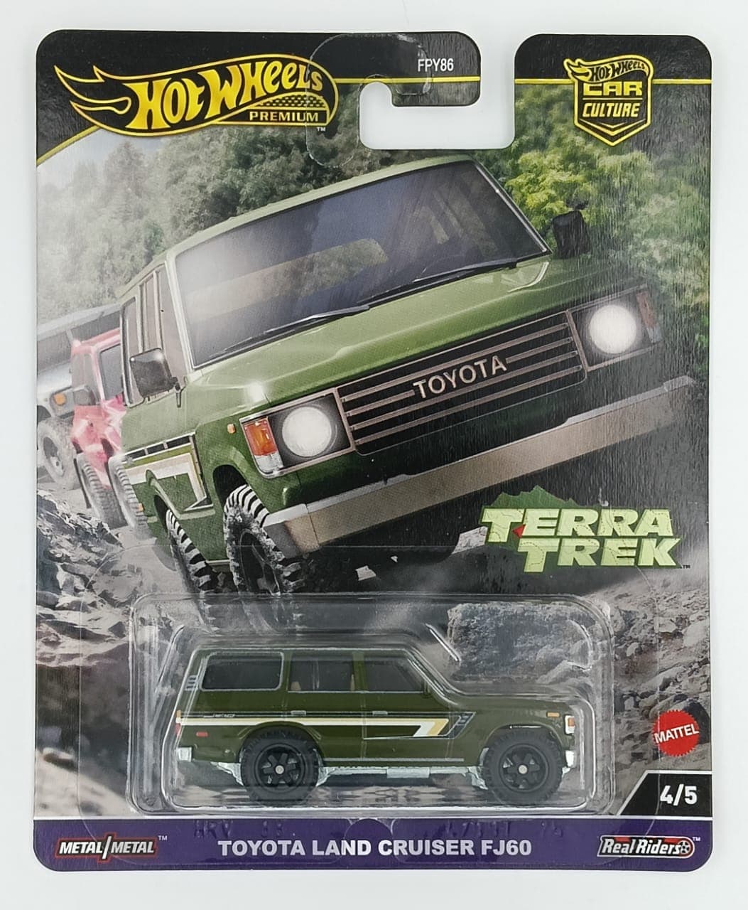 Hot Wheels Premium TOYOTA LAND CRUISER FJ60 TERRA TREK 1:64 Scale - Image 1