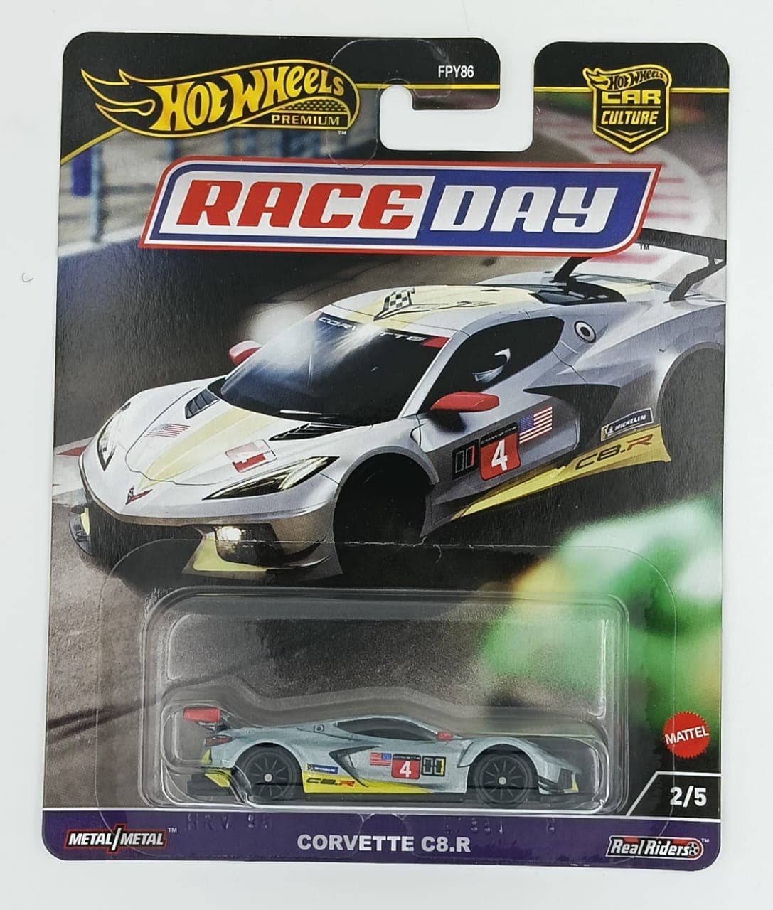 Hot Wheels Premium CORVETTE C8.R RACE DAY 1:64 Scale - Image 1