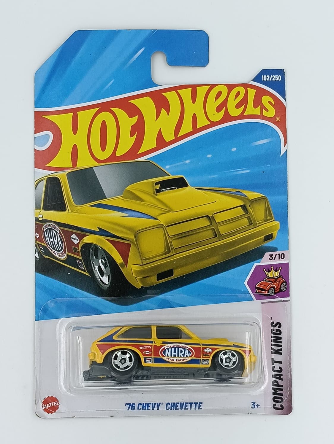 HOT WHEELS MAIN LINE IMPORTED CARD '76 CHEVY CHEVETTE - Image 1