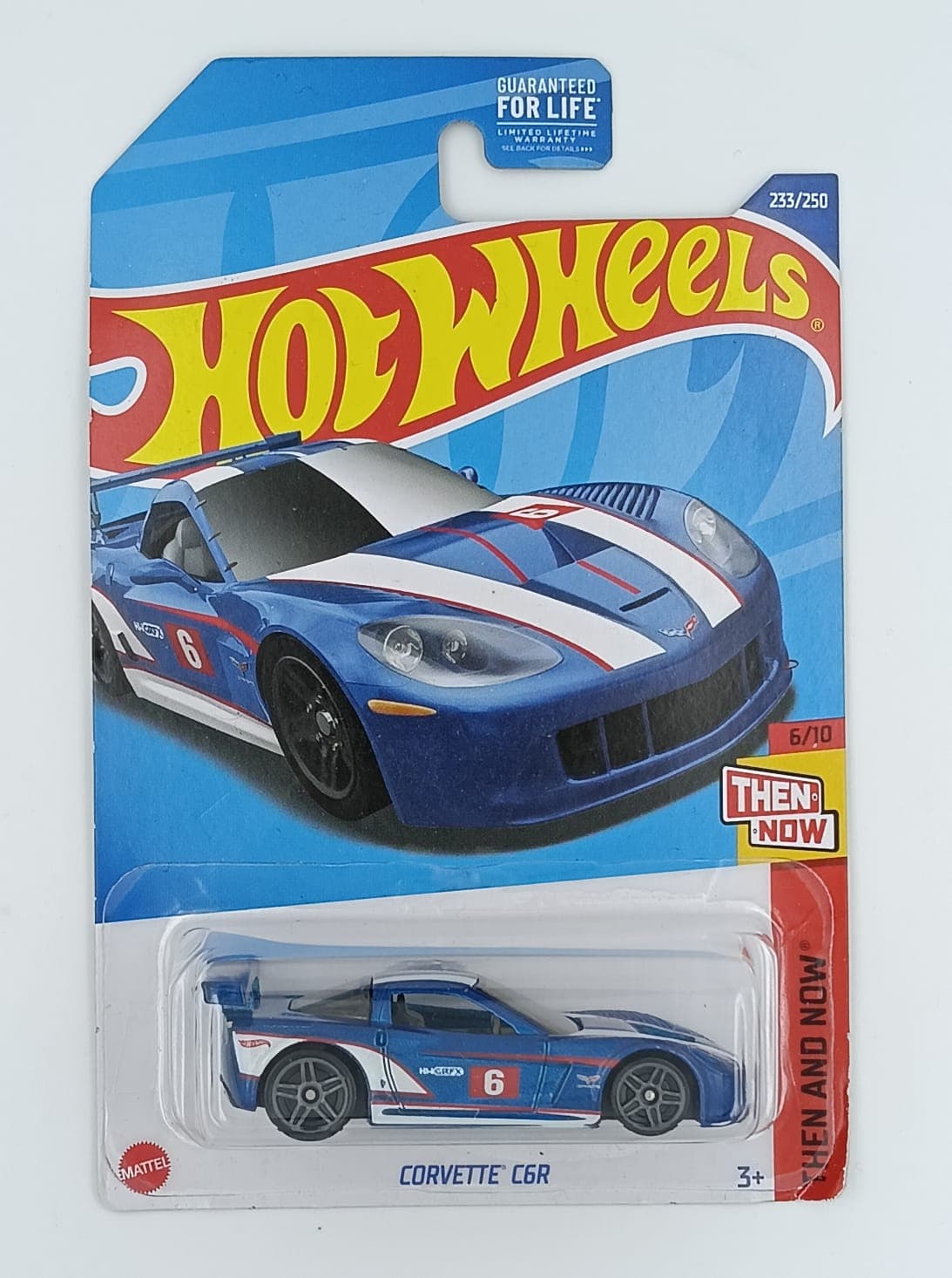 HOT WHEELS MAIN LINE IMPORTED CARD CORVETTE C6R - Image 1