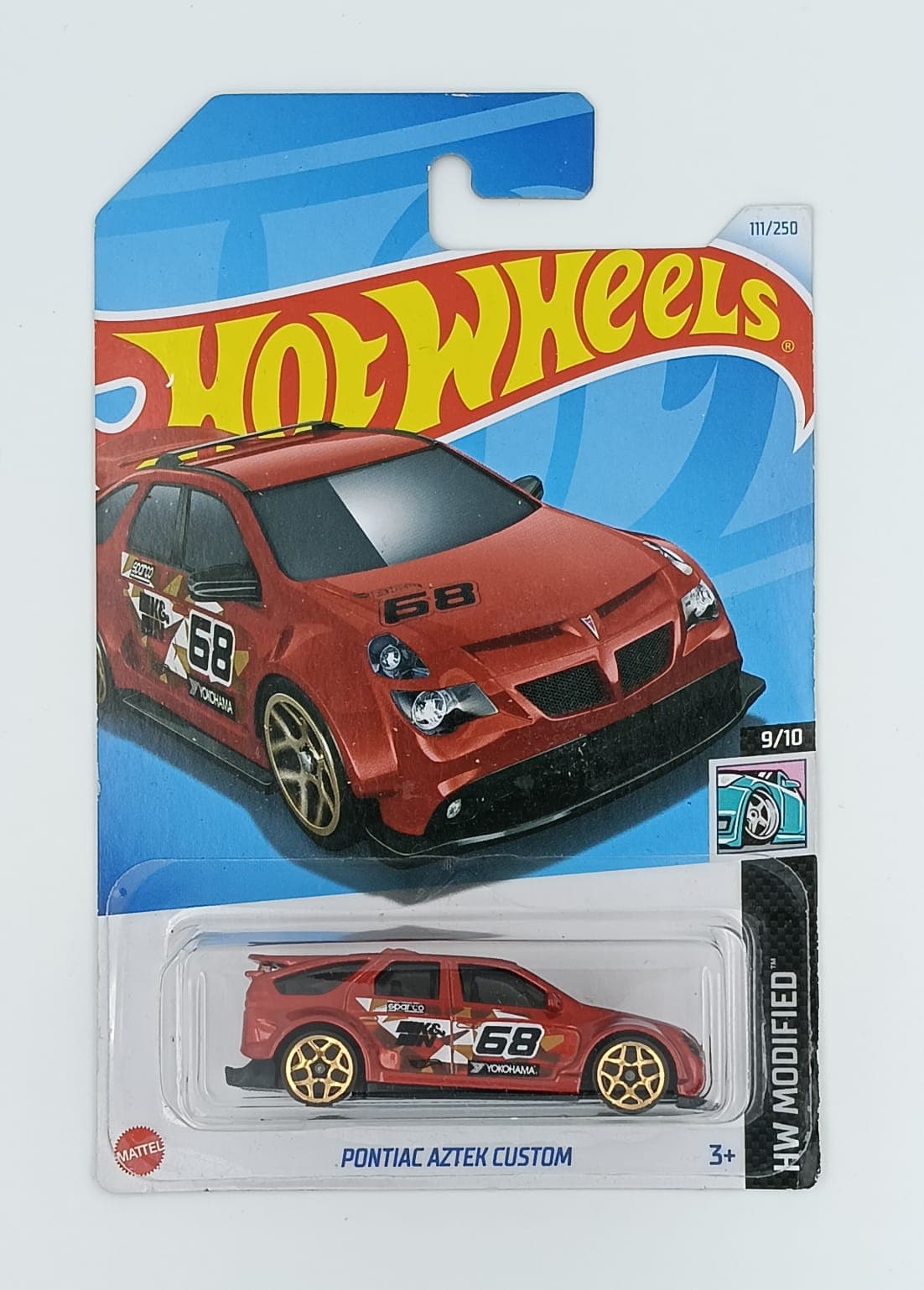 HOT WHEELS MAIN LINE IMPORTED CARD PONTIAC AZTEK CUSTOM - Image 1