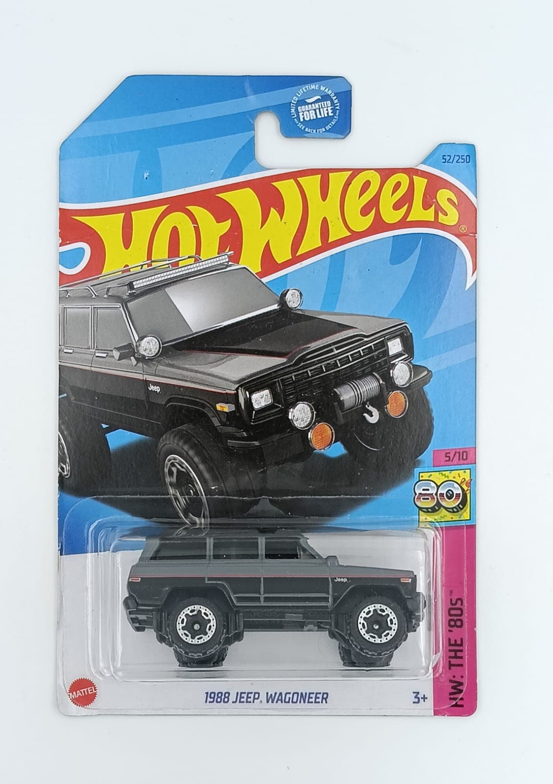 HOT WHEELS MAIN LINE IMPORTED CARD 1988 JEEP WAGONEER - Image 1