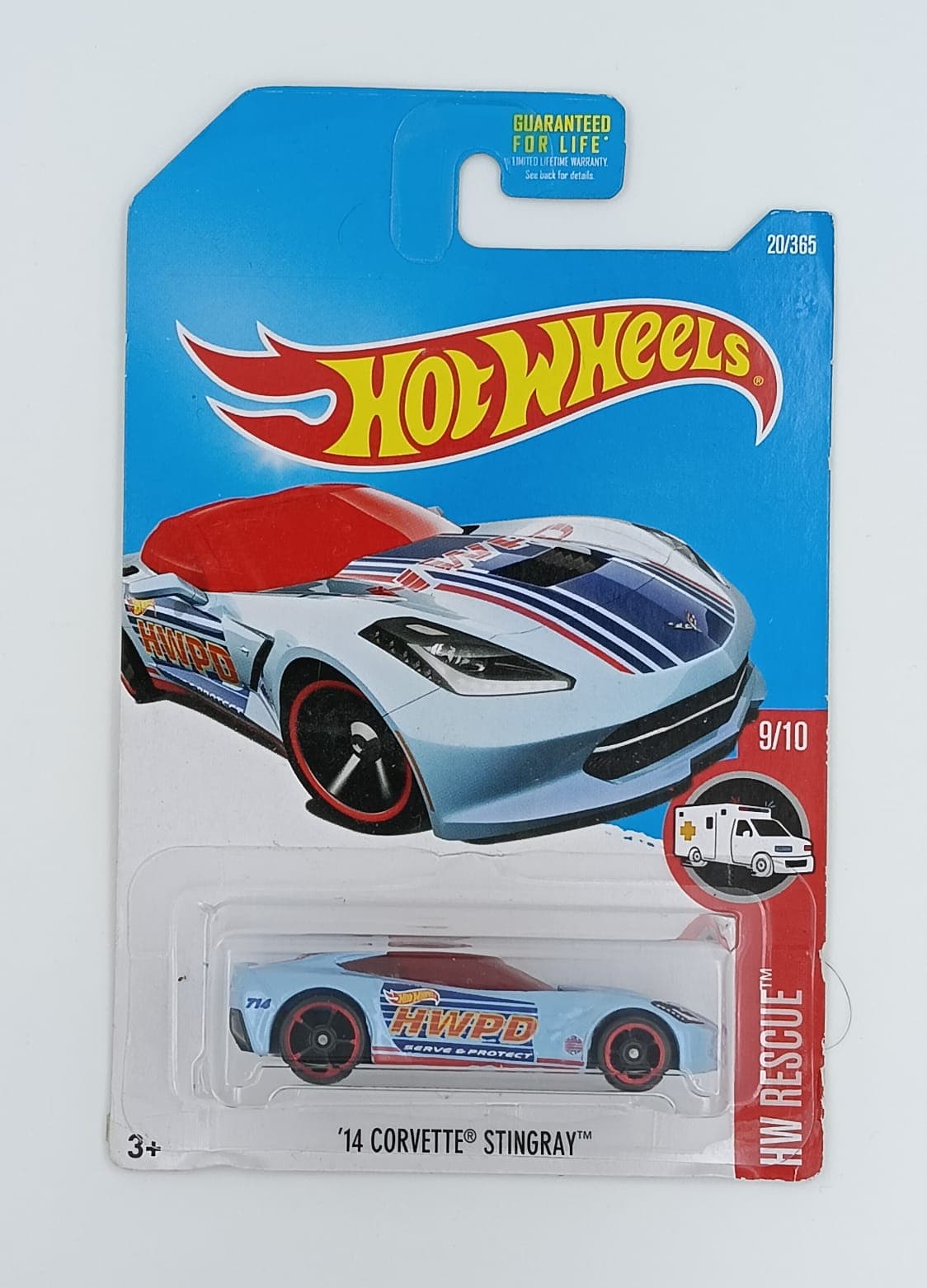 HOT WHEELS MAIN LINE IMPORTED CARD '14 CORVETTE STINGRAY - Image 1