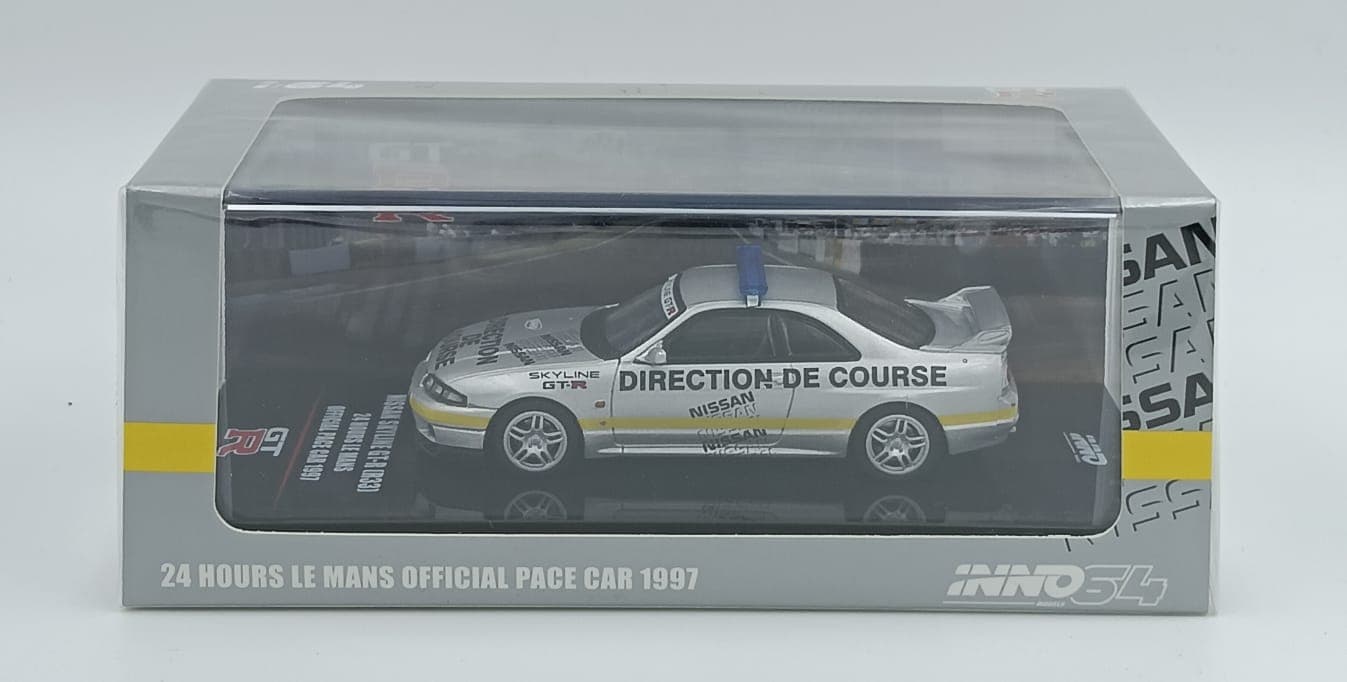 INNO64 NISSAN SKYLINE GT-R (R33) 24 HOURS LE MANS OFFICIAL PACE CAR 1997 - Image 1