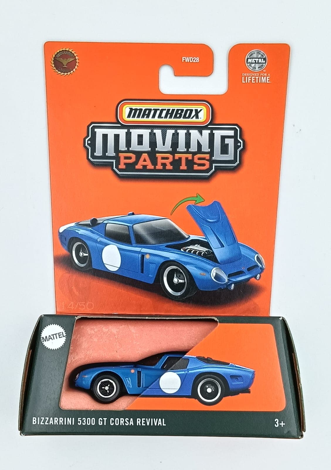 MATCHBOX BIZZARRINI 5300 GT CORSA REVIVAL MOVING PARTS - Image 1