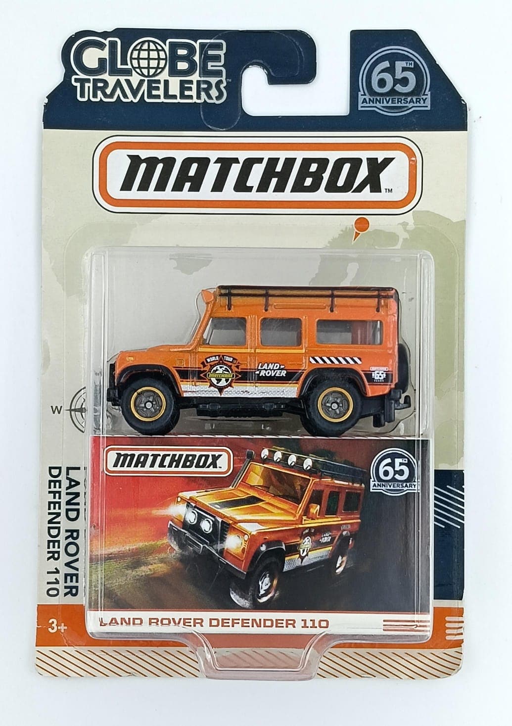 MATCHBOX LAND ROVER DEFENDER 110 GLOBE TRAVELLERS - Image 1