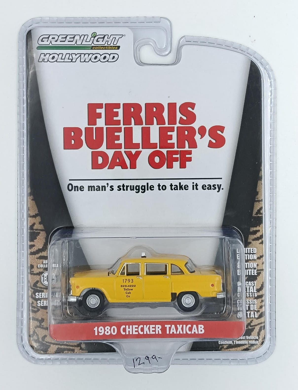 GREENLIGHT 1980 CHECKER TAXICAB - Image 1