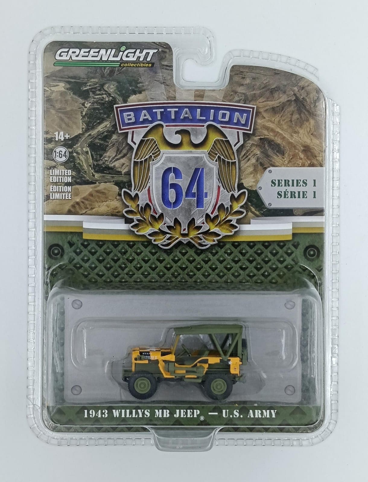 GREENLIGHT 1943 WILLYS MB JEEP US ARMY - Image 1