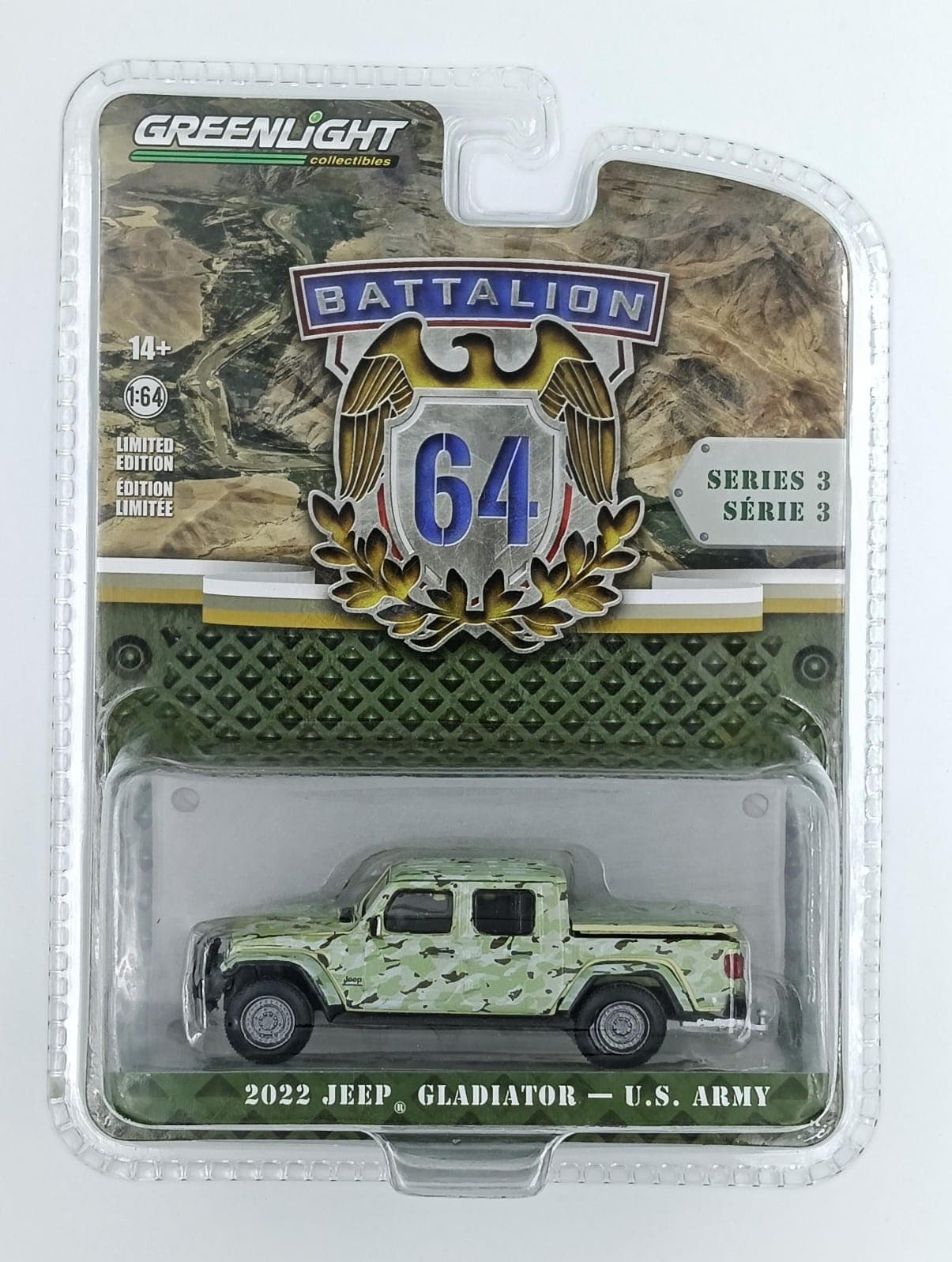 GREENLIGHT 2022 JEEP GLADIATOR US ARMY - Image 1