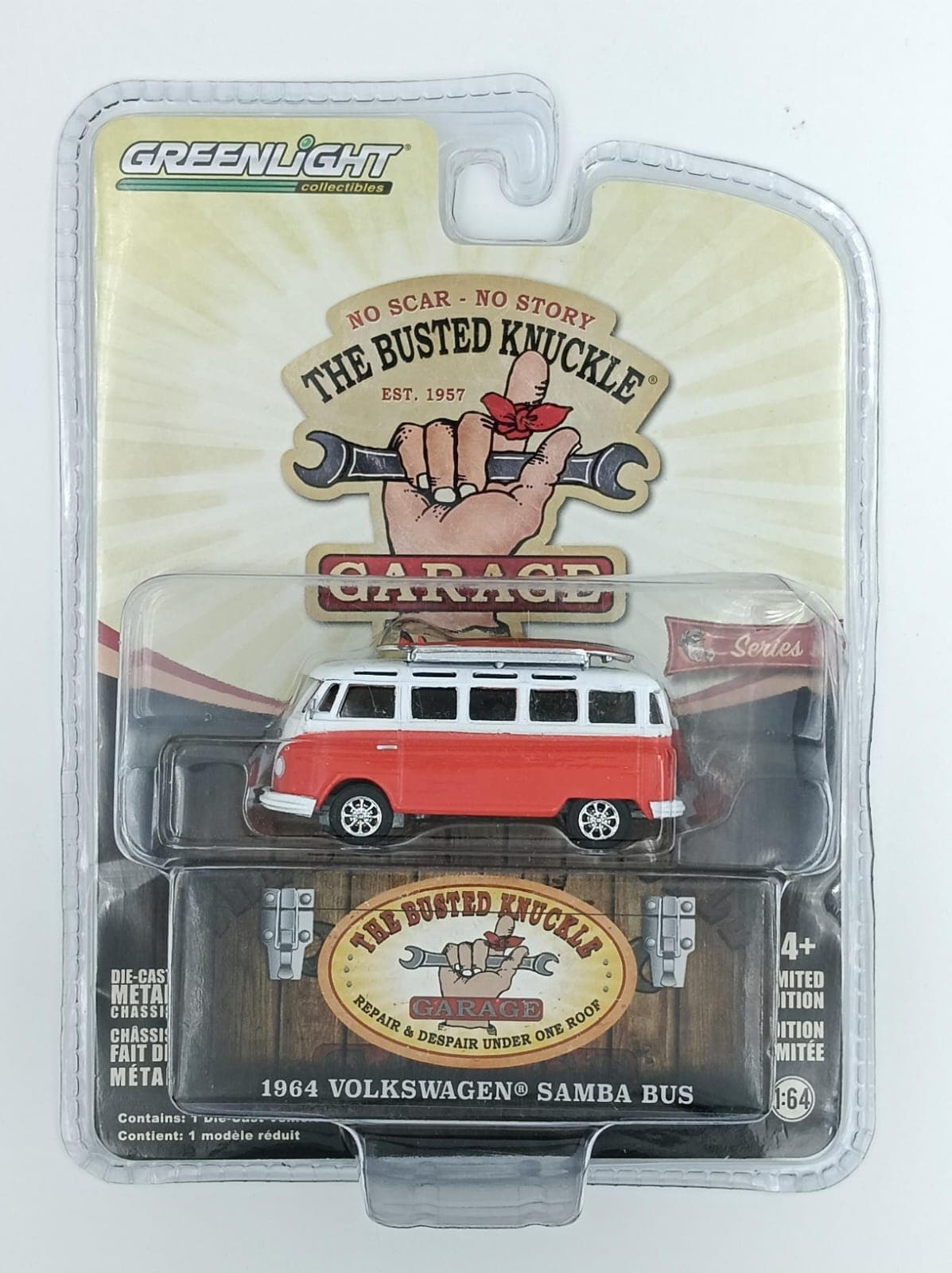 GREENLIGHT 1964 VOLKSWAGEN SAMBA BUS - Image 1