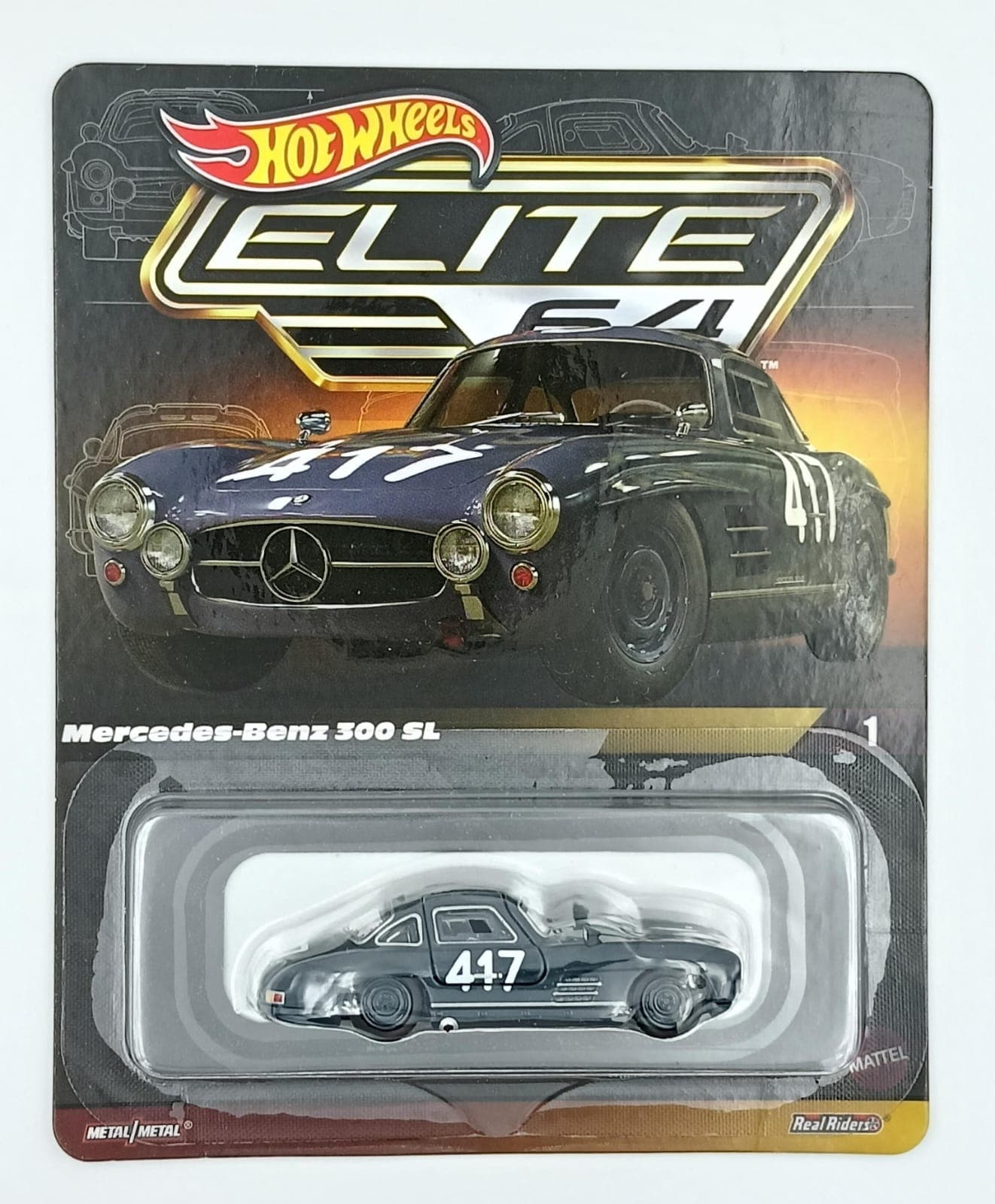 HOT WHEELS ELITE 64 Mercedes-Benz 300 SL #1 - Image 1
