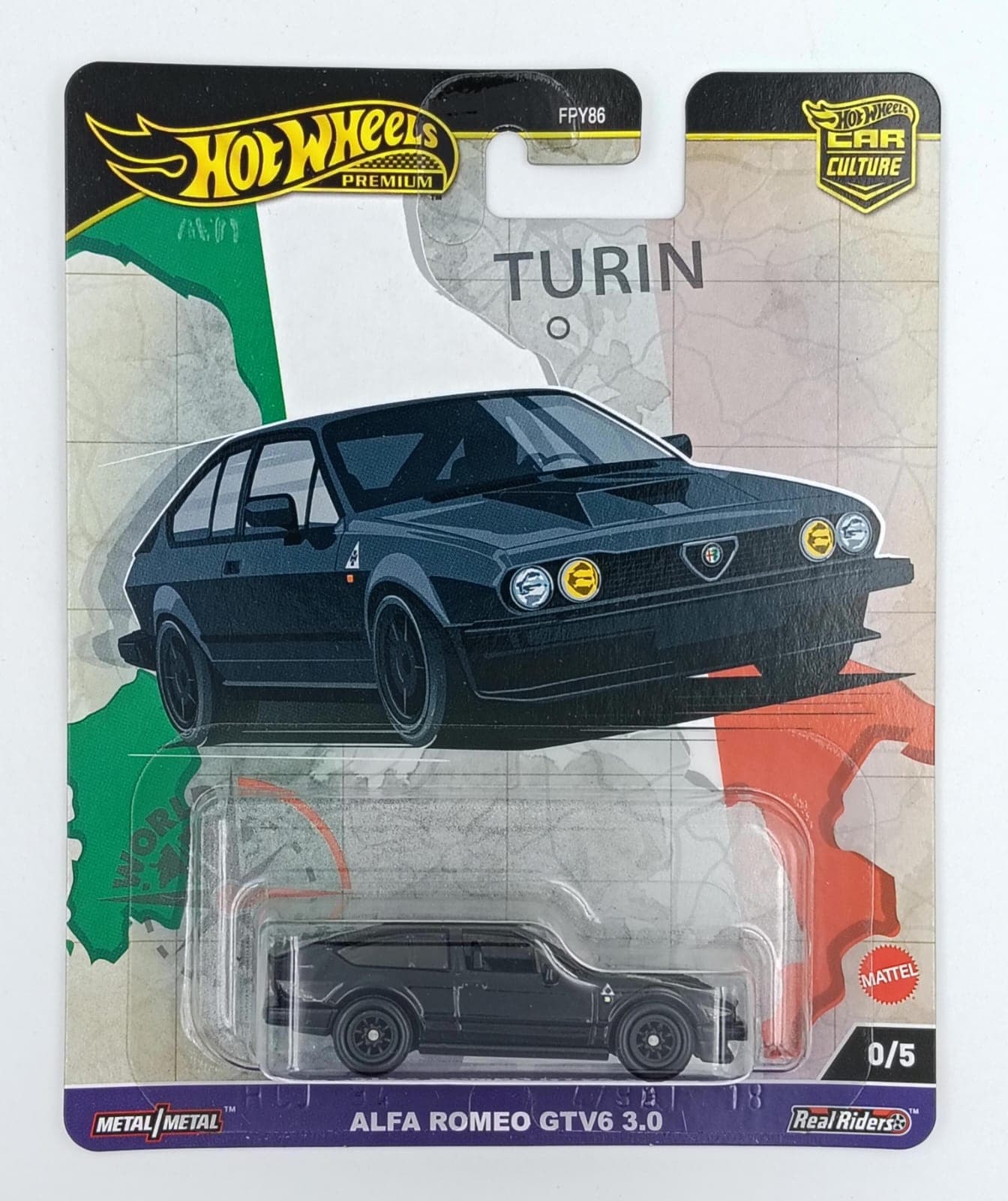 HOT WHEELS ALFA ROMEO GTV6 3.0 CHASE CAR - Image 1
