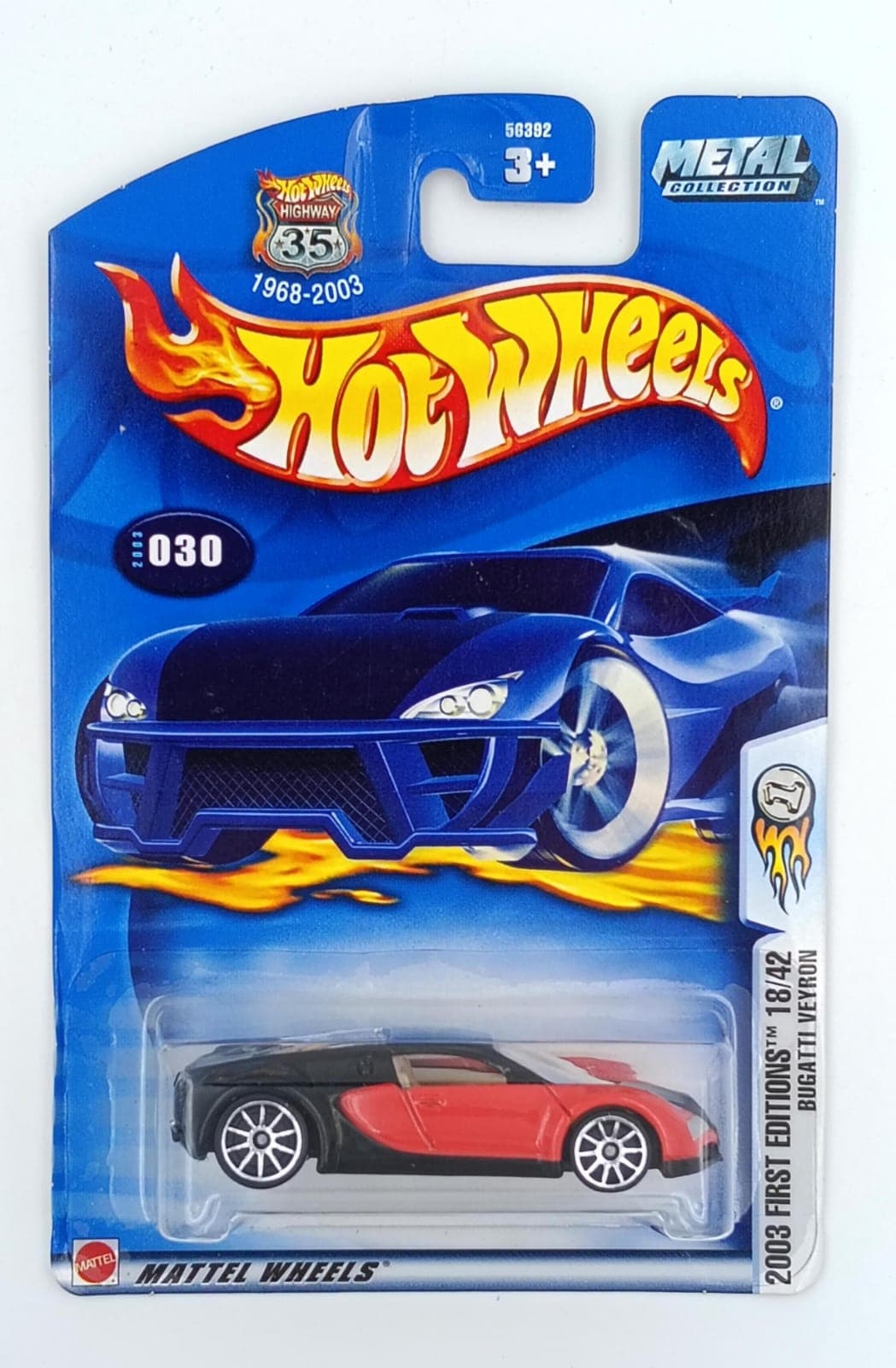 HOT WHEELS BUGATTI VEYRON 2003 FIRST EDITION 18/42 - Image 1