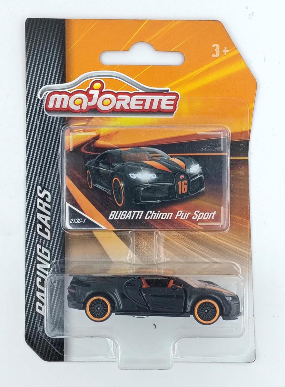 MAJORETTE BUGATTI CHIRON PUR SPORT RACING CARS - Image 1