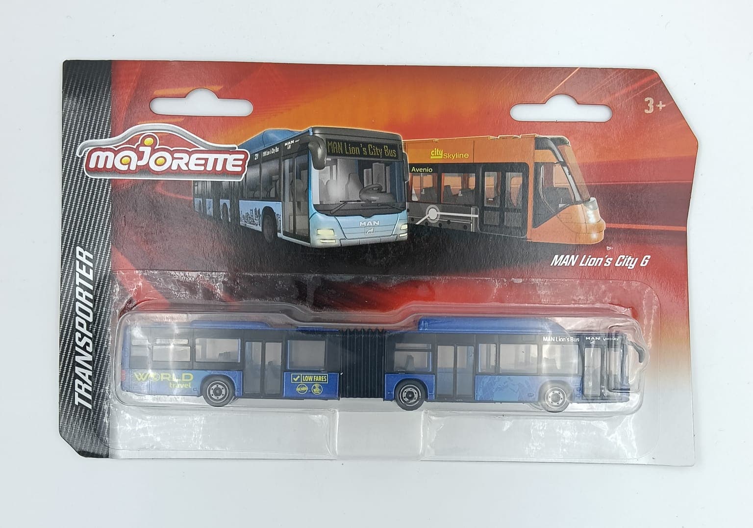 MAJORETTE MAN LION CITY TRANSPORTER - Image 1