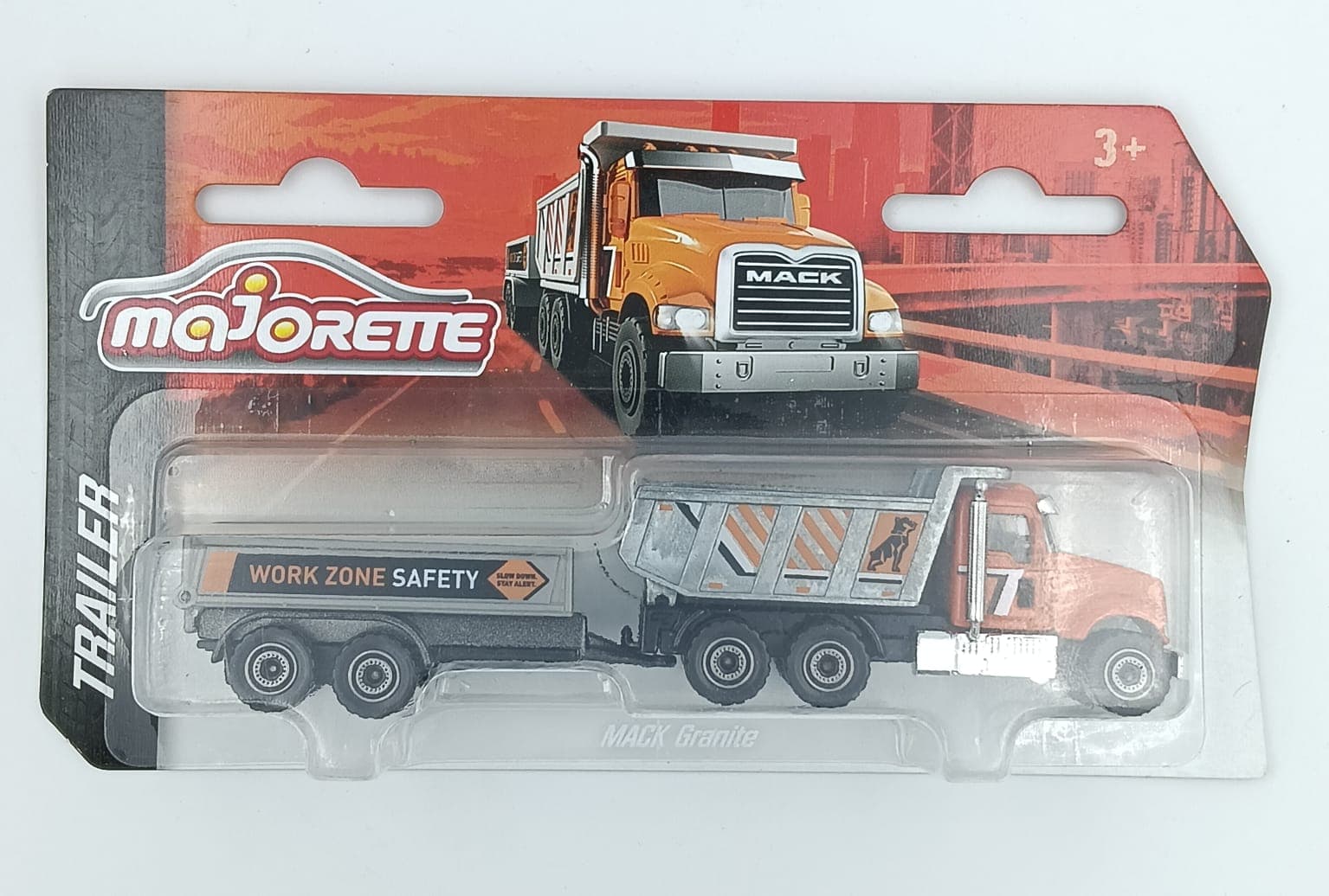 MAJORETTE MACK GRANITE TRAILER - Image 1