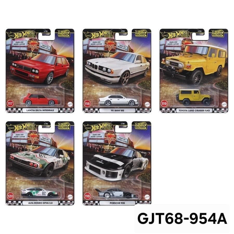 HOT WHEELS PREMIUM 1:64 BOULEVARD SET OF 5 - Image 1