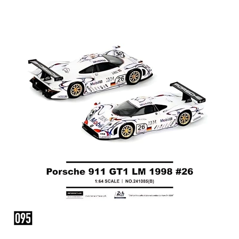 TRENDS HOBBY 1:64 PORSCHE 911 GT1 LM 1998 #26 - Image 1